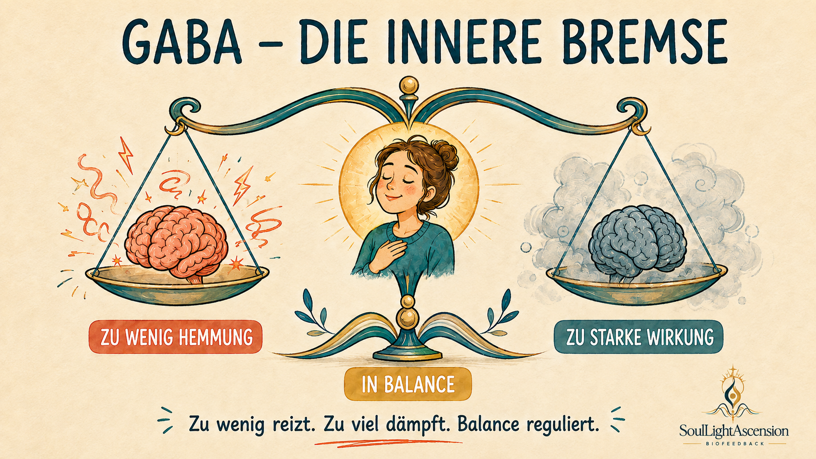 GABA: Wenn die innere Bremse zu schwach oder zu stark wirkt